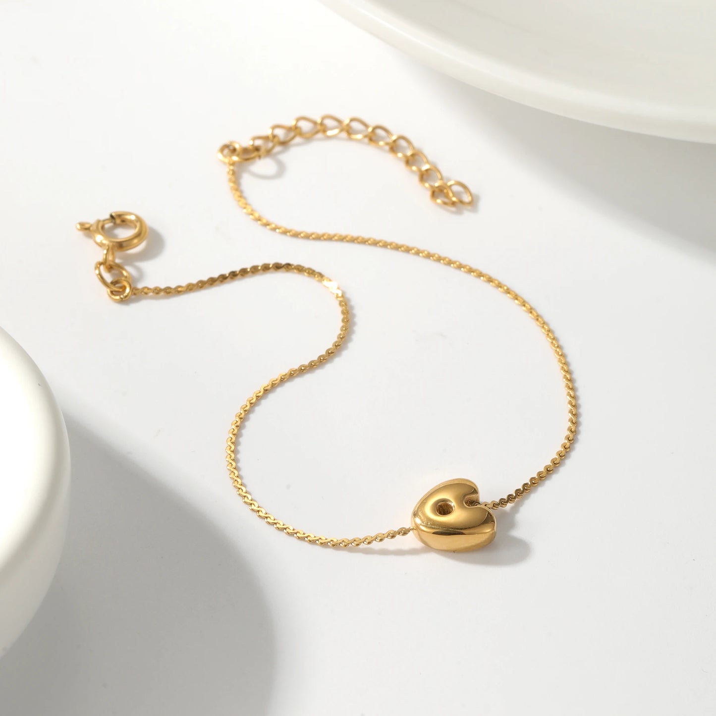 Personalized 3D Bubble Initial Bracelet