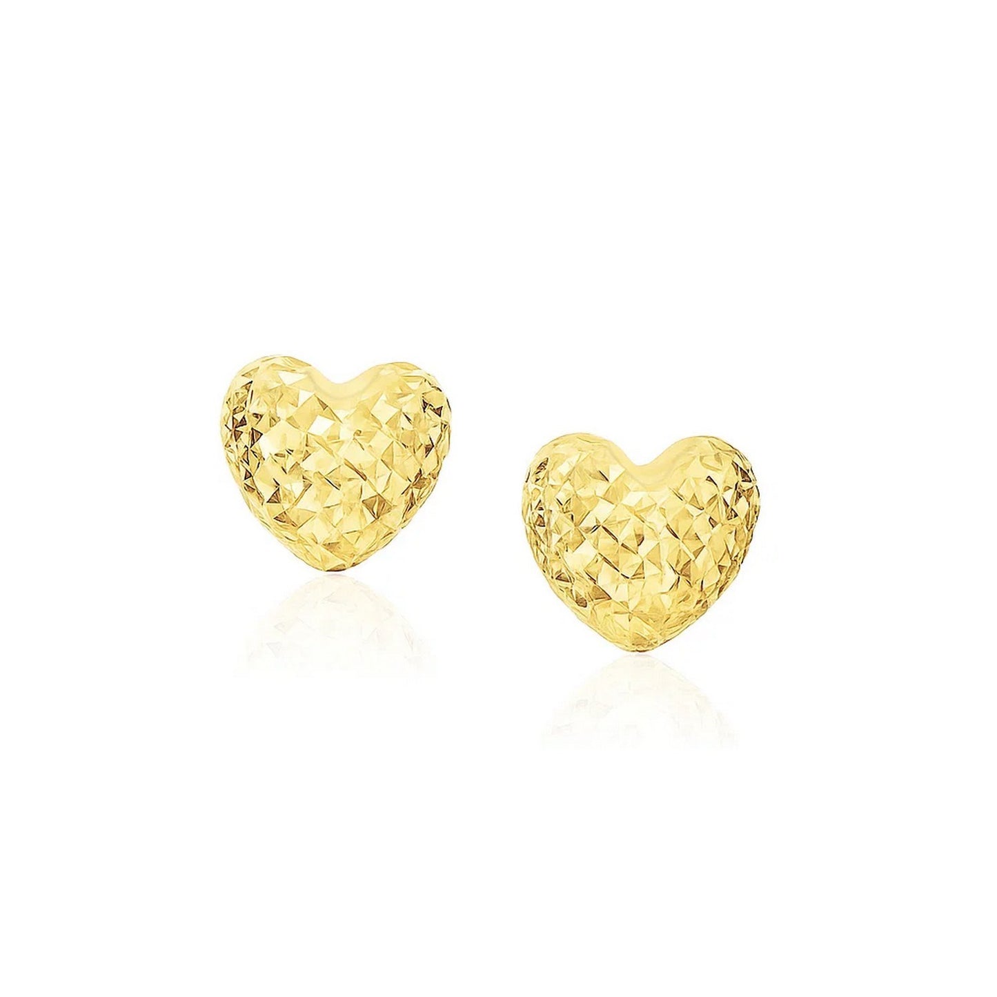 The Prism Heart Studs (Small, 8mm)