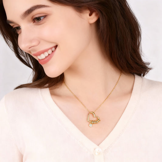 Personalized Heart Necklace