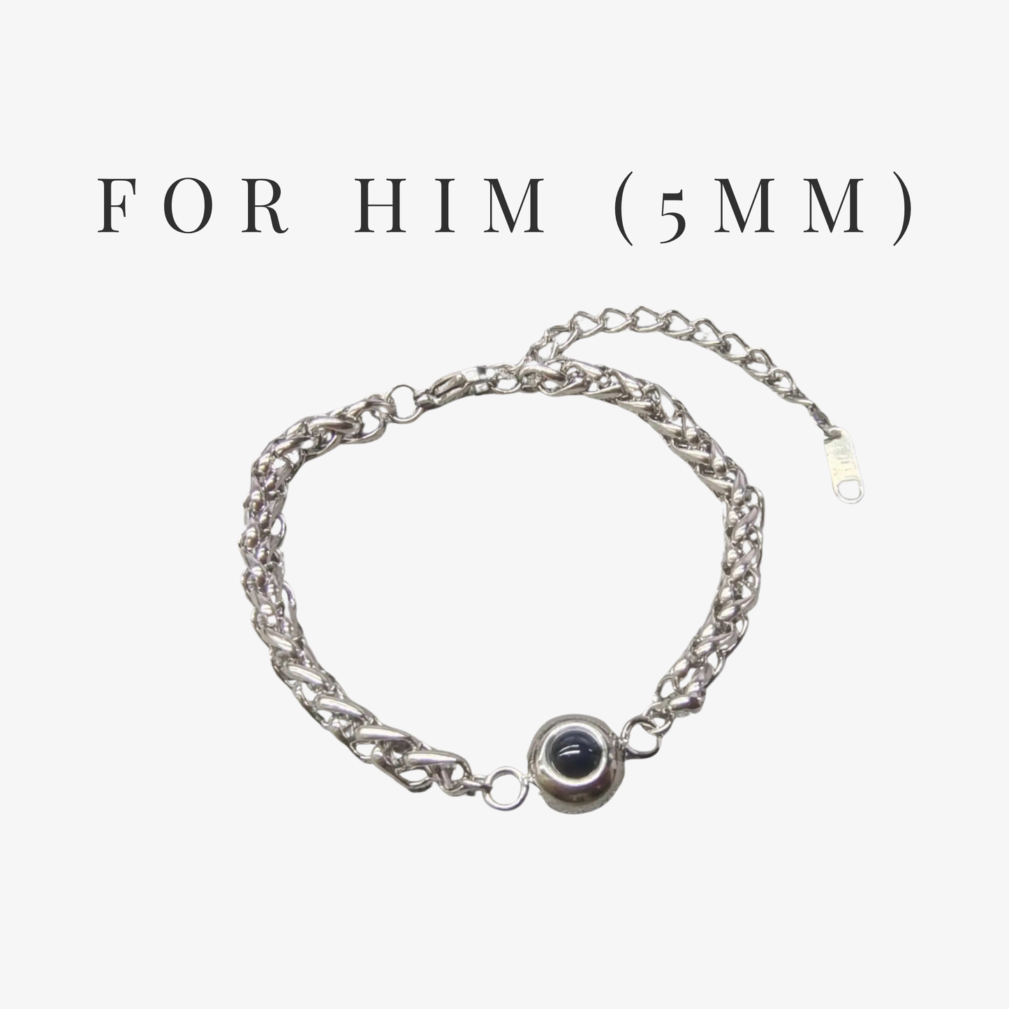 Personalized Photo Projection Bracelet (Couple Set Available)