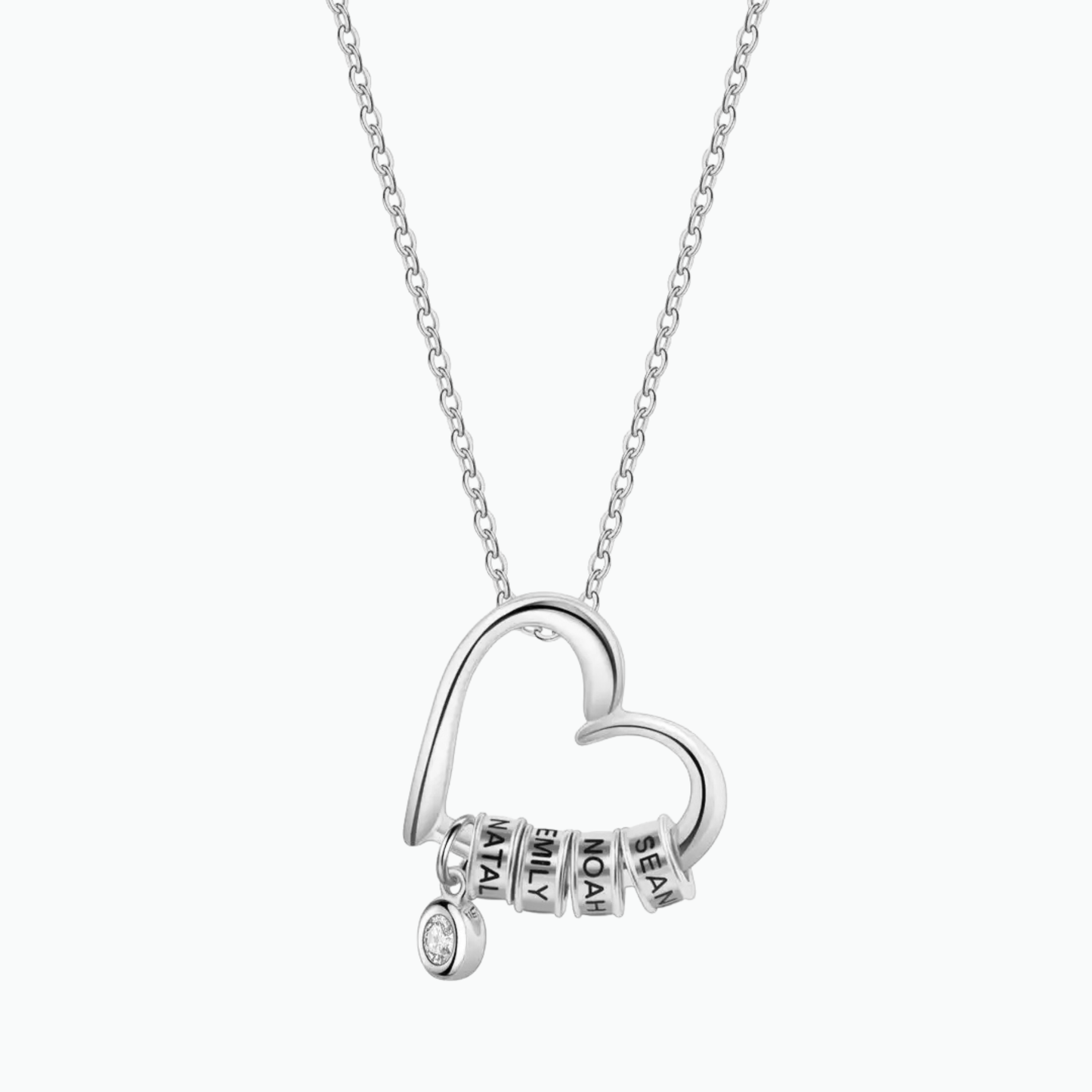 Personalized Heart Necklace