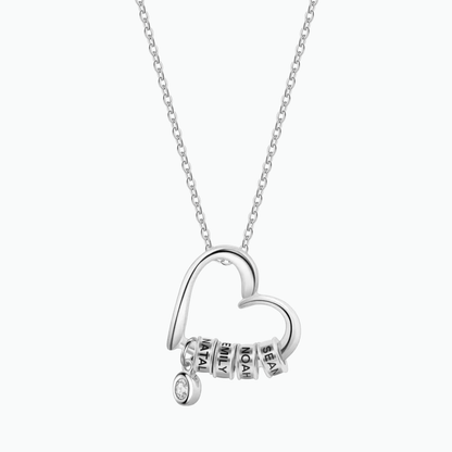 Personalized Heart Necklace