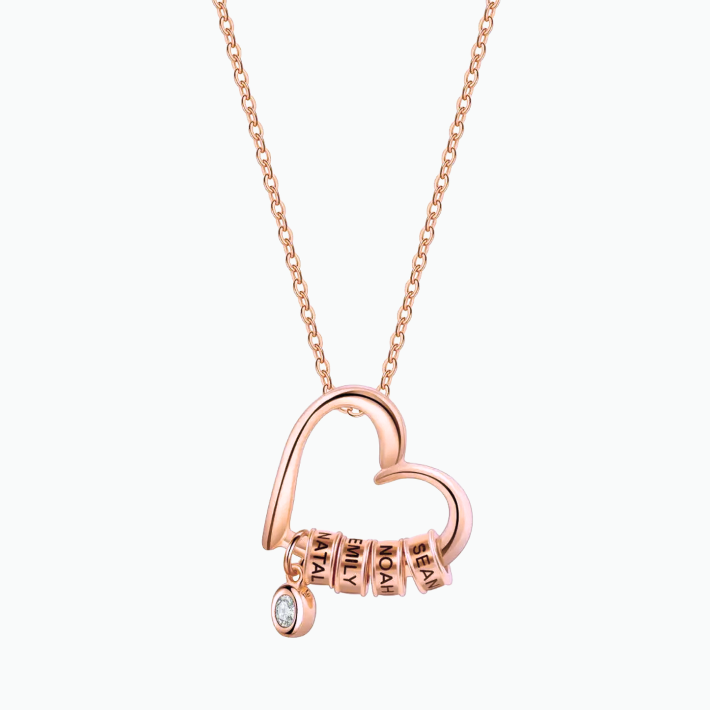 Personalized Heart Necklace