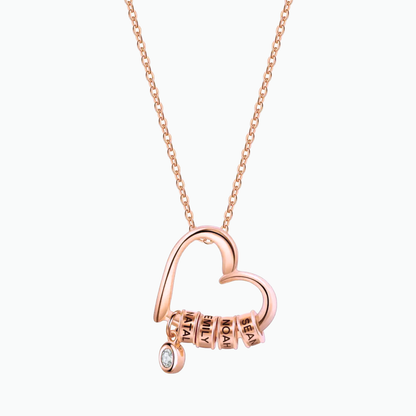 Personalized Heart Necklace
