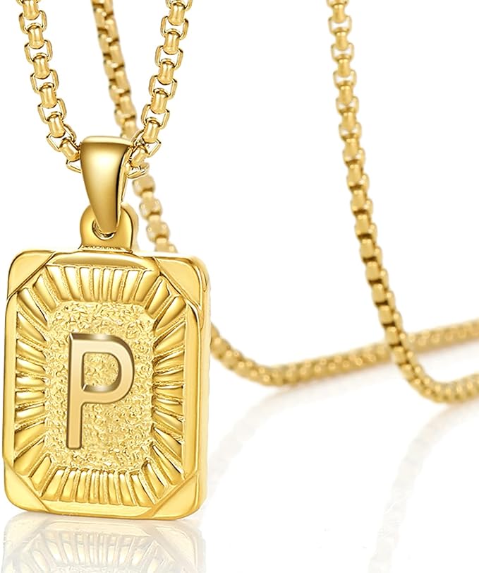 Personalized Sunburst Initial Necklace