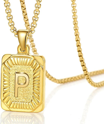 Personalized Sunburst Initial Necklace