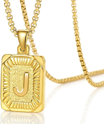 Personalized Sunburst Initial Necklace
