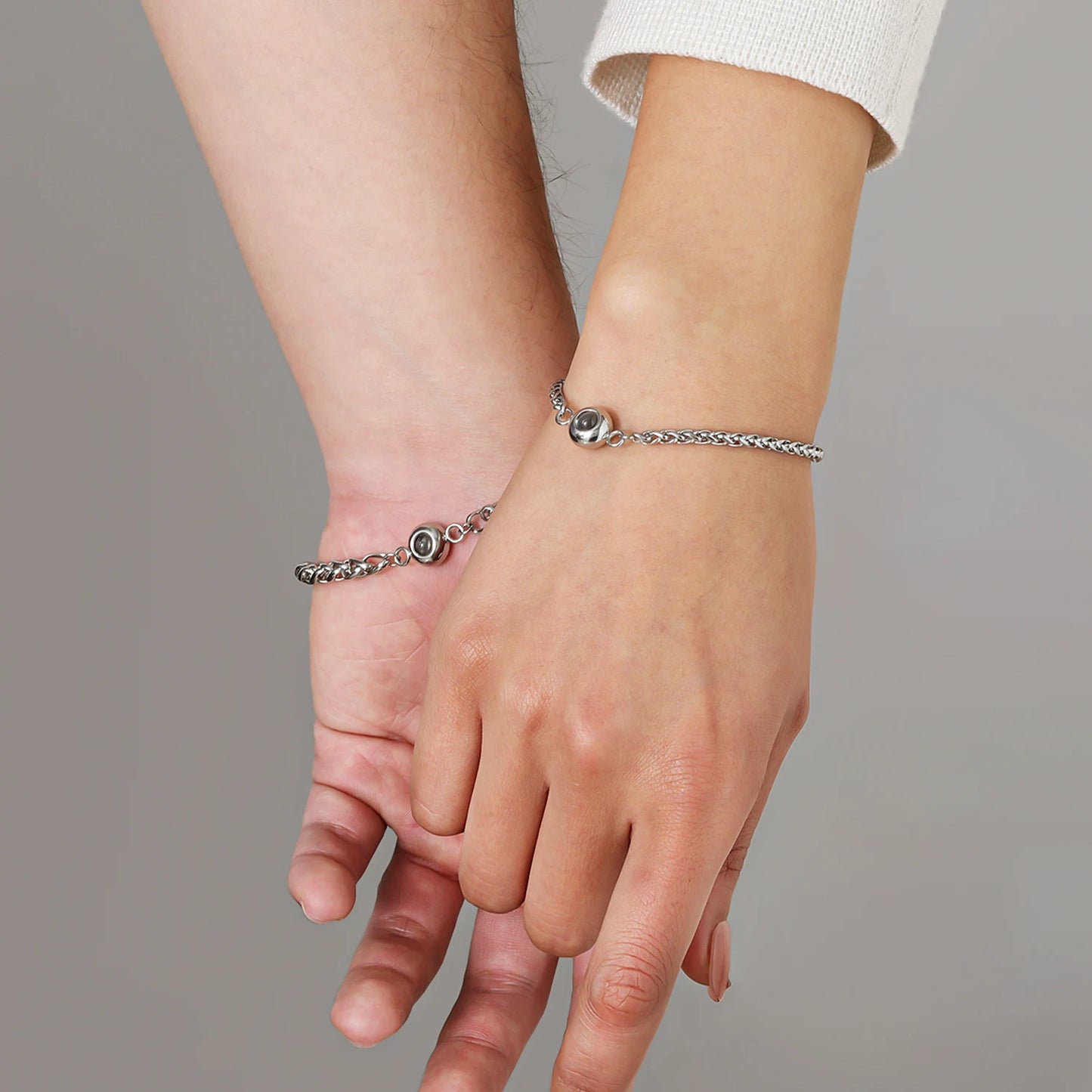 Personalized Photo Projection Bracelet (Couple Set Available)