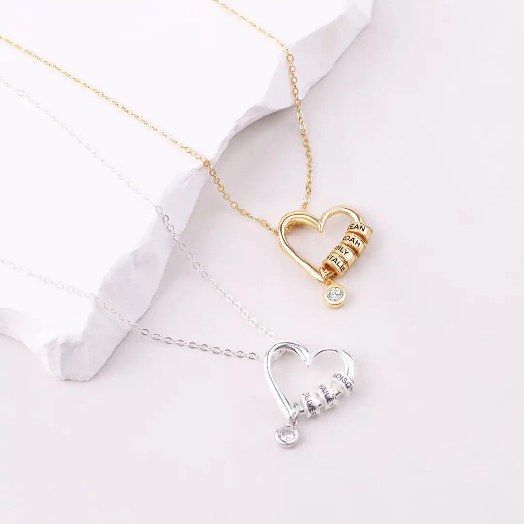 Personalized Heart Necklace