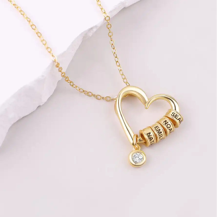 Personalized Heart Necklace