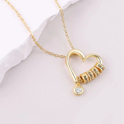 Personalized Heart Necklace