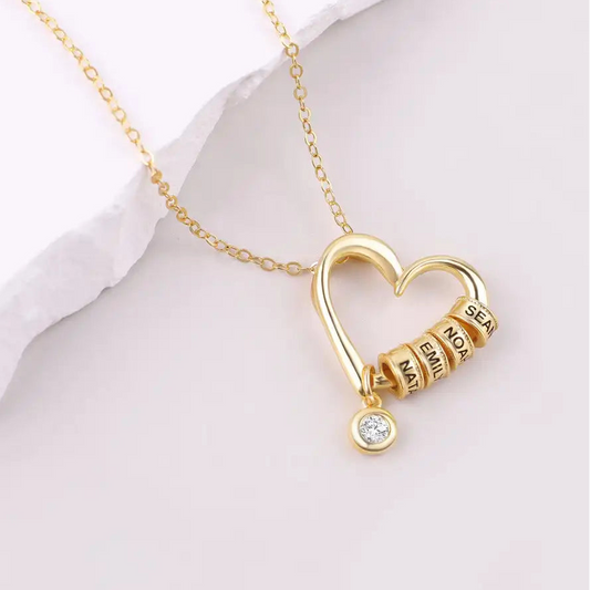 Personalized Heart Necklace