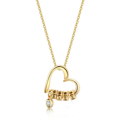 Personalized Heart Necklace