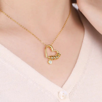 Personalized Heart Necklace