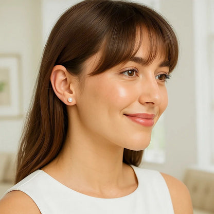 The Signature Pearl Studs (6mm)