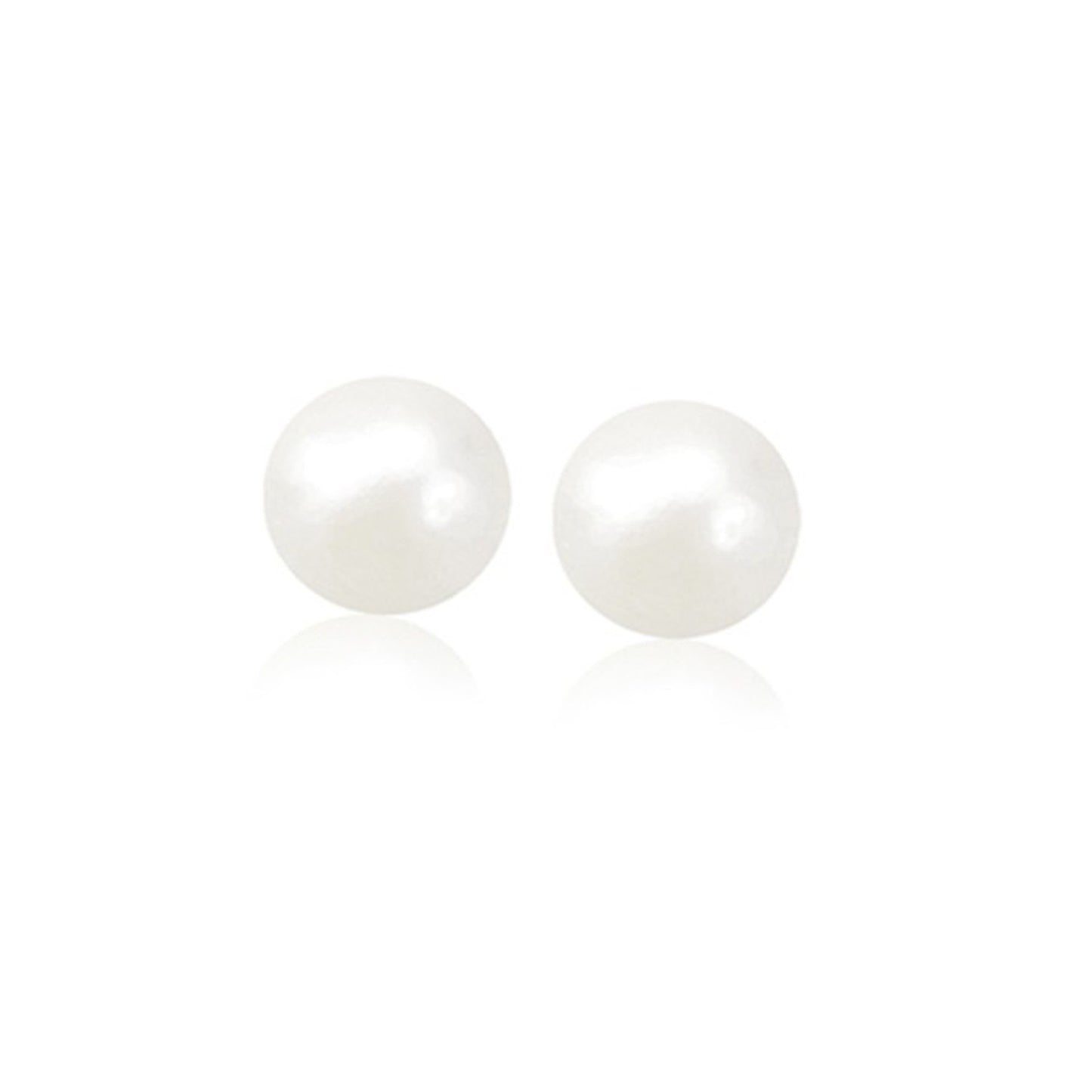 The Signature Pearl Studs (8mm)