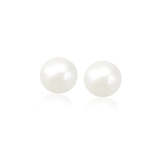 The Signature Pearl Studs (8mm)