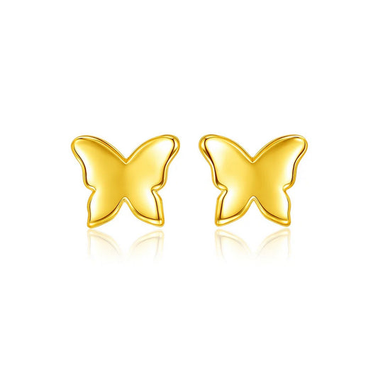 The Golden Papillon Studs