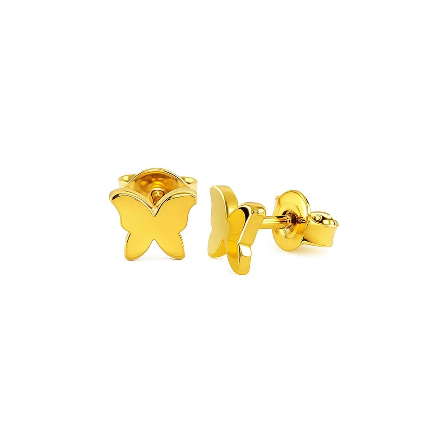 The Golden Papillon Studs