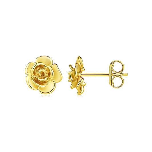 The Sculpted Rose Studs