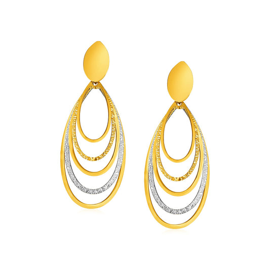 The Golden Ripple Earrings