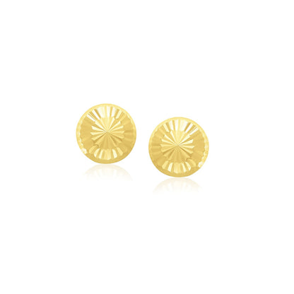 The Solis Studs (In Yellow Gold, 6mm)