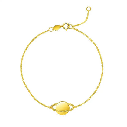 Saturn Planet Bracelet (7 inch)