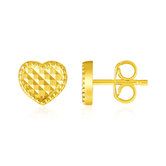 The Harlequin Heart Studs