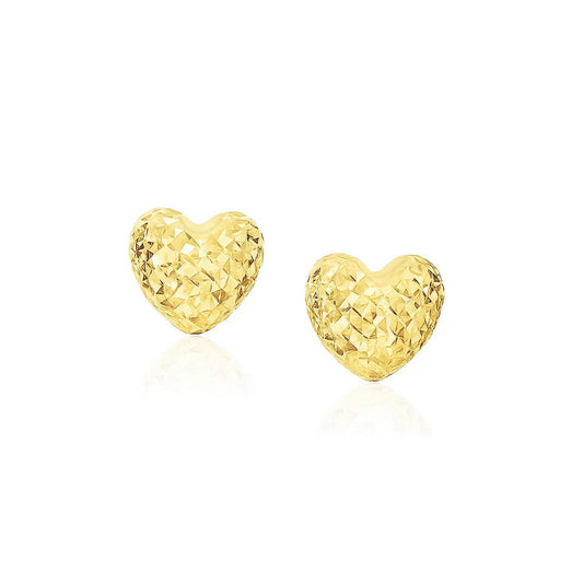The Prism Heart Studs (Small, 8mm)