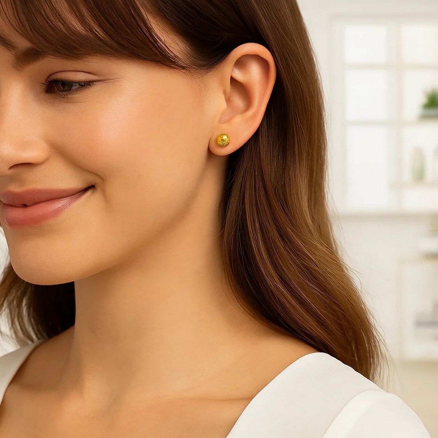 Diamond-Cut Ball Studs (5mm)