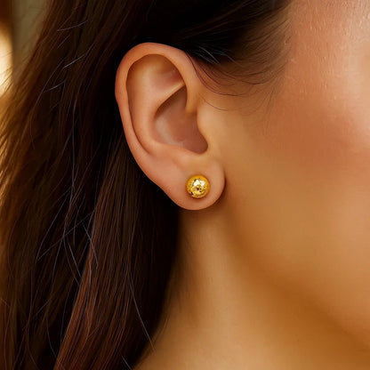 Diamond-Cut Ball Studs (7mm)