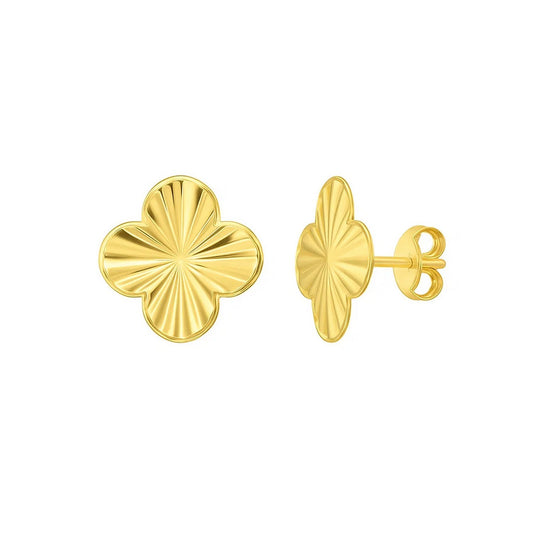 The Fortuna Clover Studs