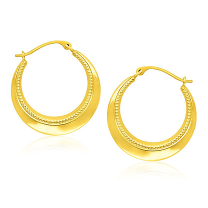 The Spun Gold Hoops