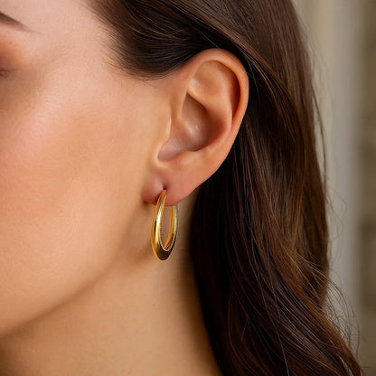 The Spun Gold Hoops