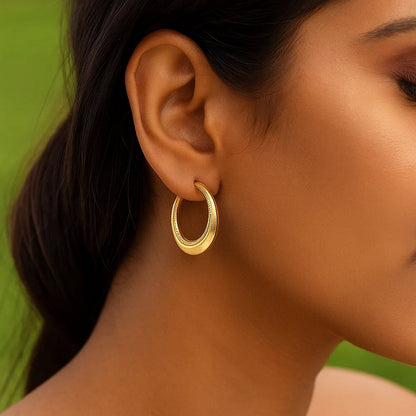The Spun Gold Hoops