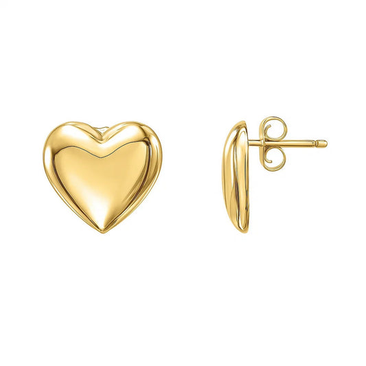 The Grand Amore Heart Studs