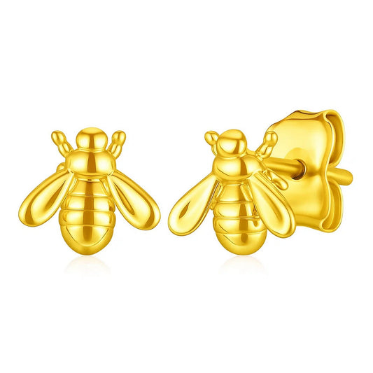 The Golden Bee Studs
