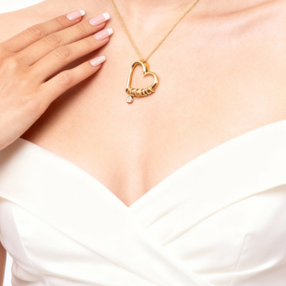 Personalized Heart Necklace