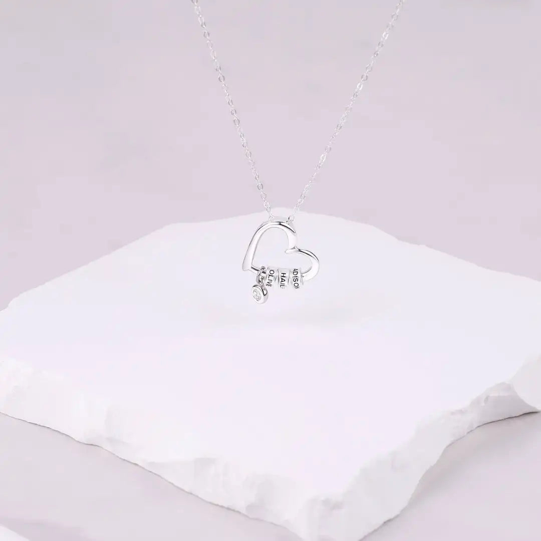 Personalized Heart Necklace