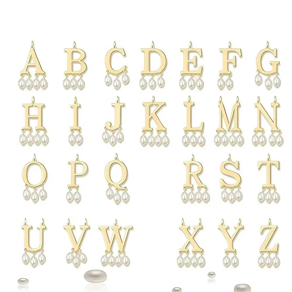 Personalized Initial Pearl Necklace