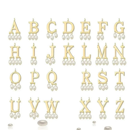 Personalized Initial Pearl Necklace