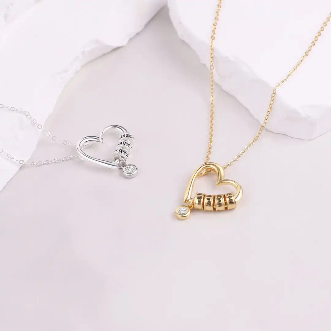 Personalized Heart Necklace