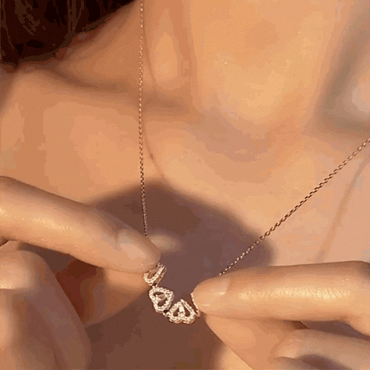 Clover Hearts Necklace 