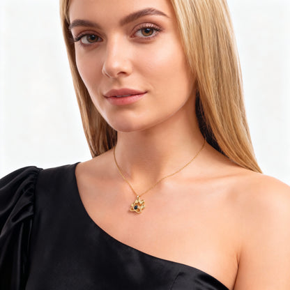 Personalized Photo Projection Paw Necklace