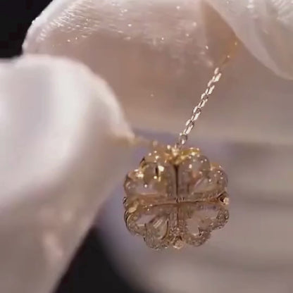 Clover-to-Hearts Necklace (with Gift Box)